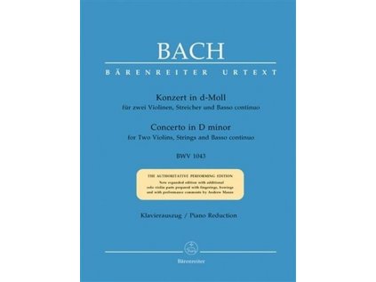 Koncert d moll pro dvoje housle, smyčce a basso continuo BWV 104