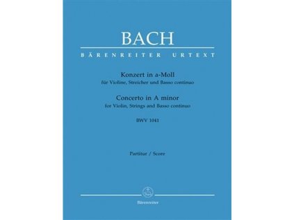 Koncert pro housle, smyčce a basso continuo a moll BWV 1041