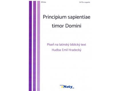 Principium sapientiae timor Domini