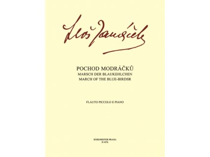 Pochod modráčků pro pikolu a klavír