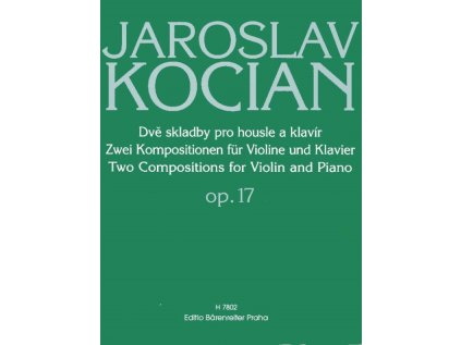 Dvě skladby pro housle a klavír op. 17