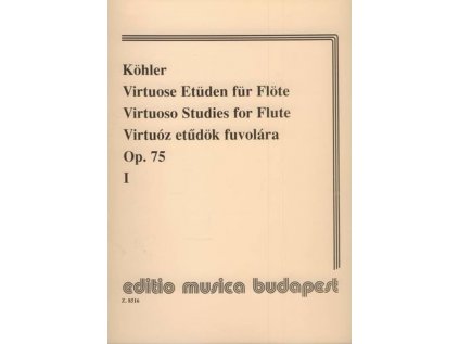 Virtuoso Studies for Flute op. 75, no. 1