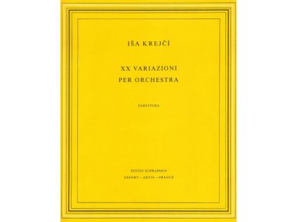 XX variazioni per orchestra na vlastní téma ve slohu národní písně