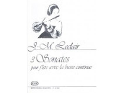 3 Sonatas for flute