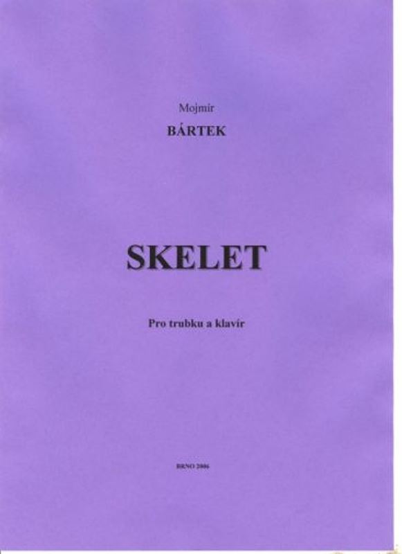 Skelet pro trubku a klavír