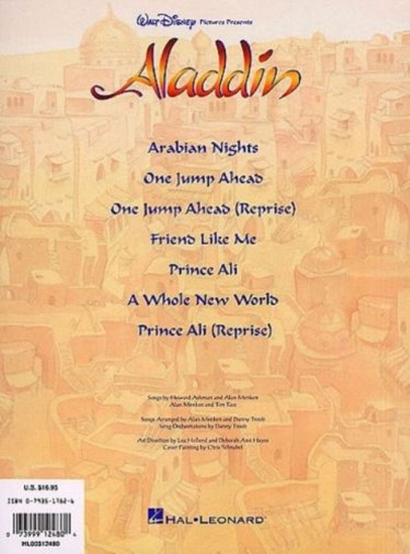 Aladdin - Vocal Selections