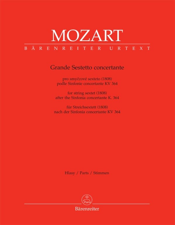 Grande Sestetto concertante (1808) podle Sinfonie concertante KV