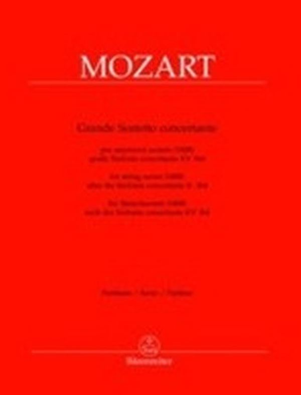 Grande Sestetto concertante (1808) podle Sinfonie concertante KV 364 (set hlasů)