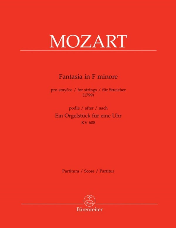 Fantasia in F minore pro smyčce podle Ein Orgelstück für eine Uhr