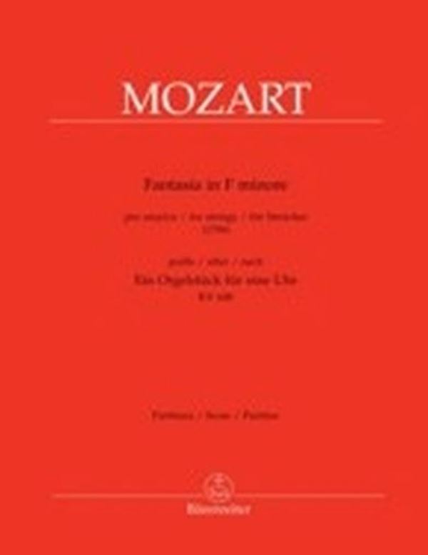 Fantasia in F minore pro smyčce podle Ein Orgelstück für eine Uhr (hlasy)