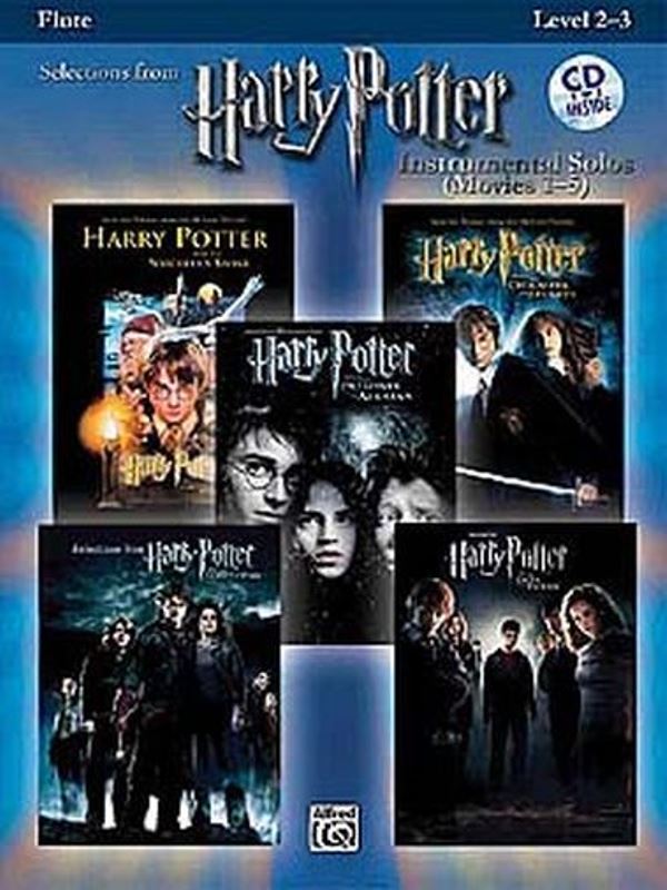 Harry Potter - Instrumental Solos (Movies 1-5) - Flute + CD