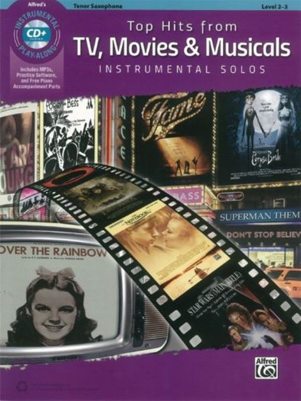 Top Hits From TV, Movies & Musicals - Alto Saxophone + CD