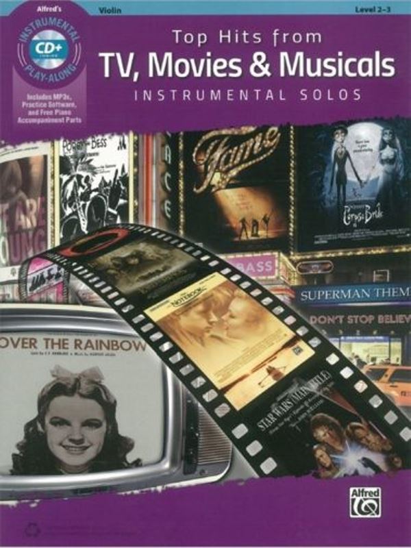 Top Hits From TV, Movies & Musicals - Violin + CD