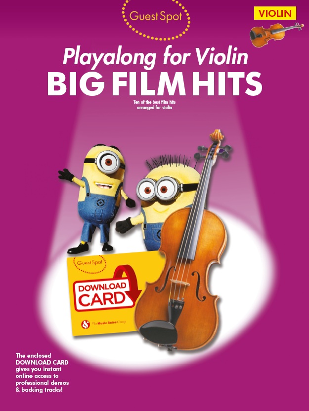 Guest Spot: Big Film Hits Playalong For Violin + Audio Online