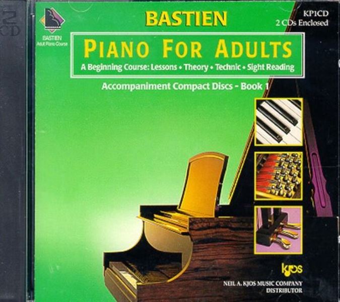 Bastien Piano For Adults - Accompaniment 2CDs for Book 1