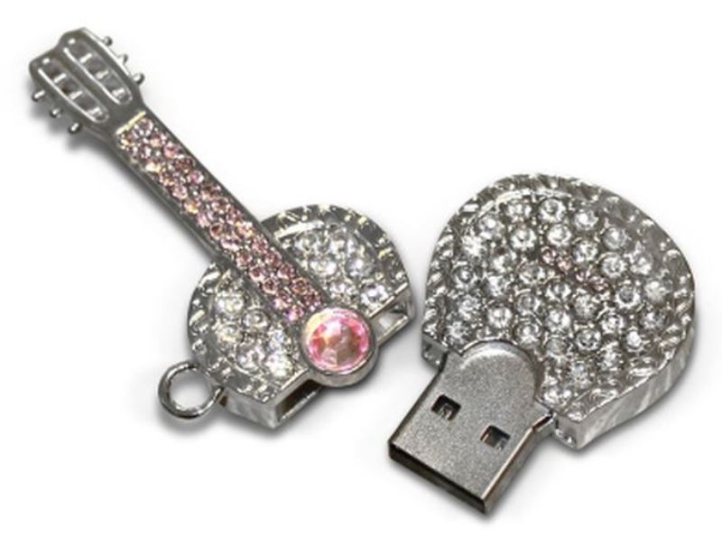 USB flash disk - diamantová kytara (8GB)