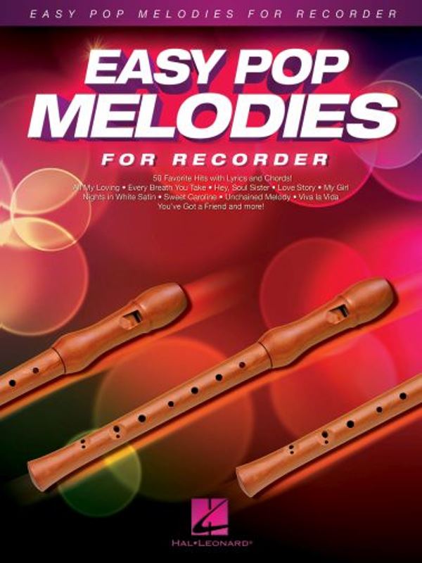 Easy Pop Melodies - for Recorder