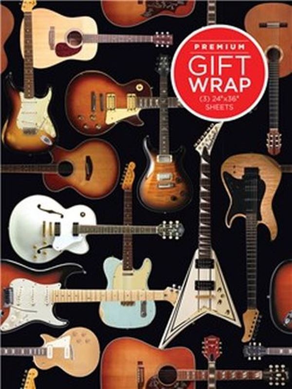 Hal Leonard Balící papír - kytary (3 x 60x90cm)