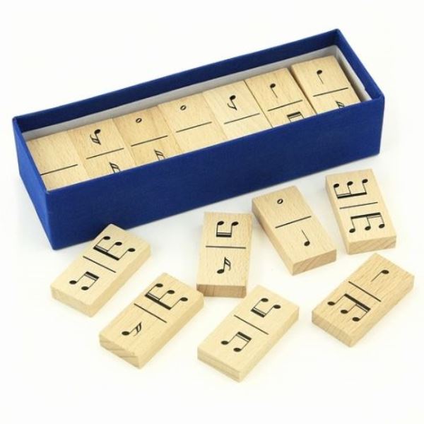 Domino malé - noty (papírová krabička)