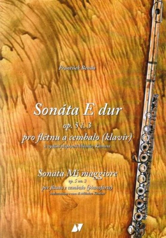 Sonáta E dur op. 5, č. 3 pro flétnu a cembalo (klavír)