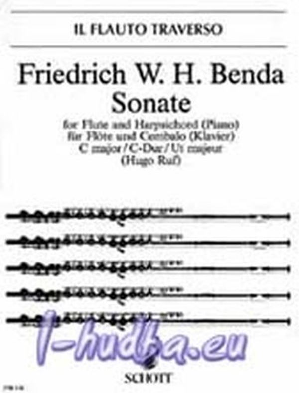 Sonáta C dur pro flétnu a cembalo (klavír)