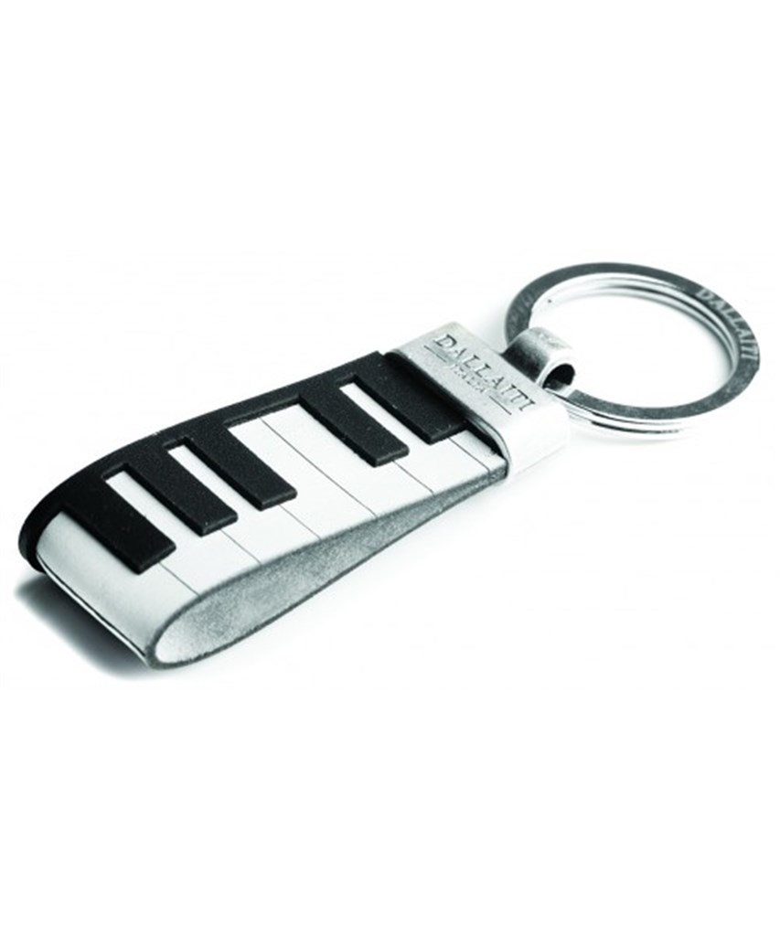 Přívěšek na klíče - klaviatura (italská kůže)