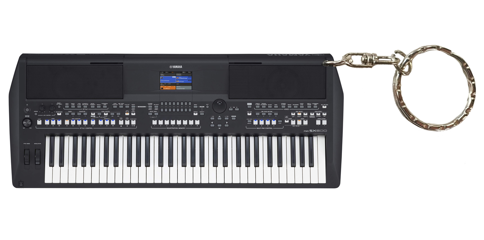 Přívěšek na klíče Keyboard Yamaha PSR SX600