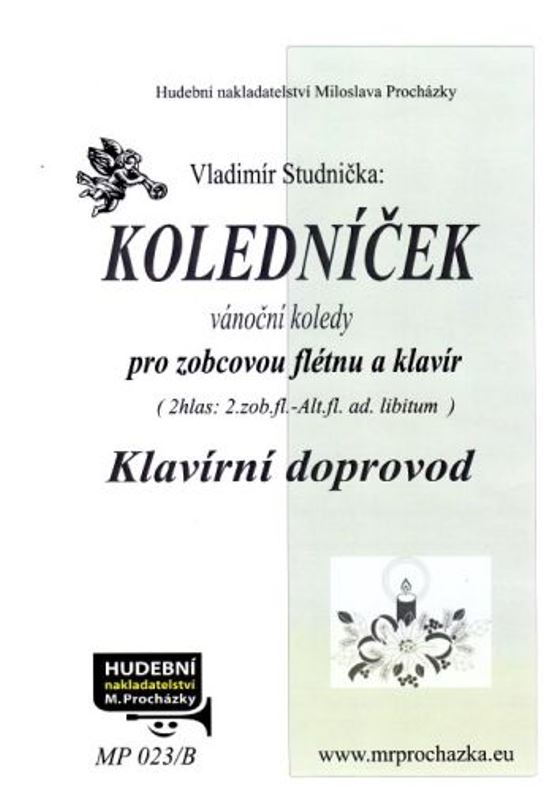 Koledníček pro flétnu a klavír