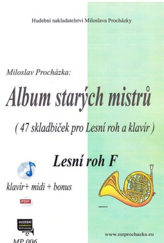 Album starých mistrů pro hornu a klavír + CD