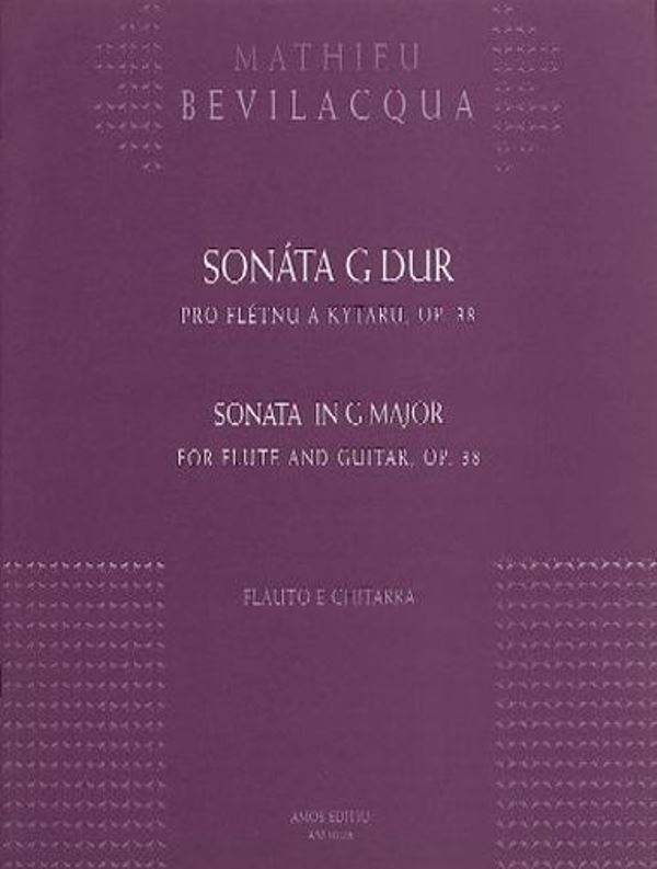 Sonáta G dur pro flétnu a kytaru, op. 38