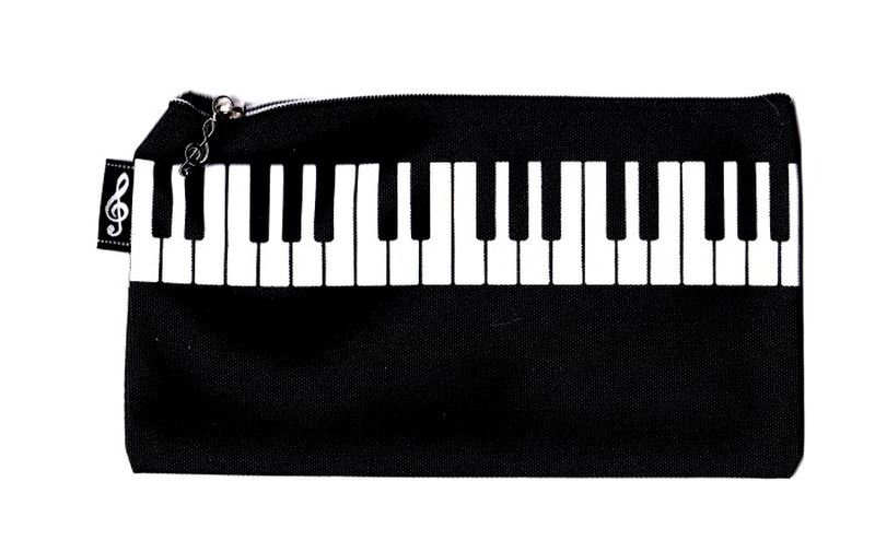 Penál / taštička - klaviatura (černá)