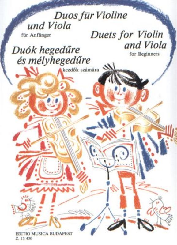 Duets for Violin and Viola for Beginners 1