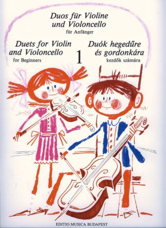 Duets for Violin and Violoncello for Beginners 1