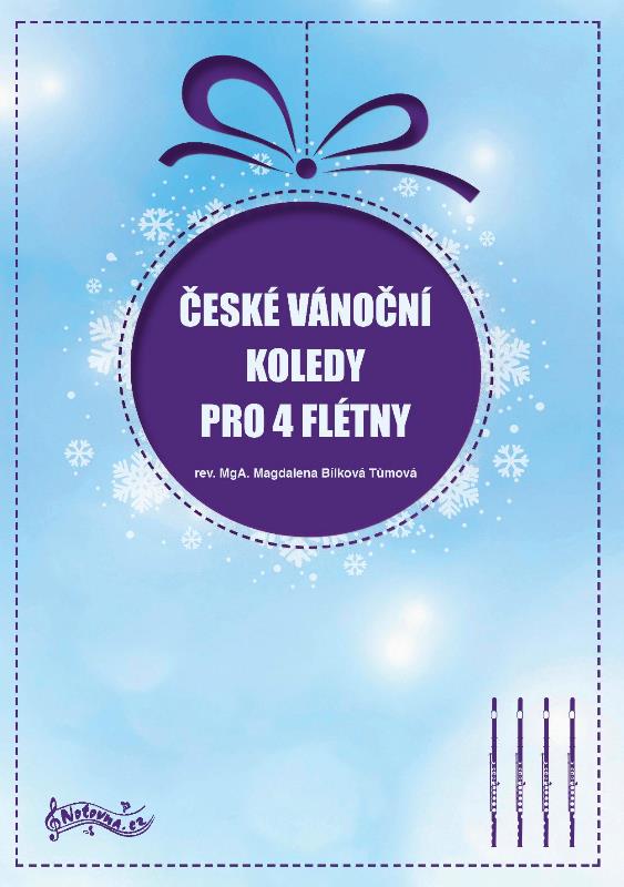 České vánoční koledy pro 4 flétny + audio online