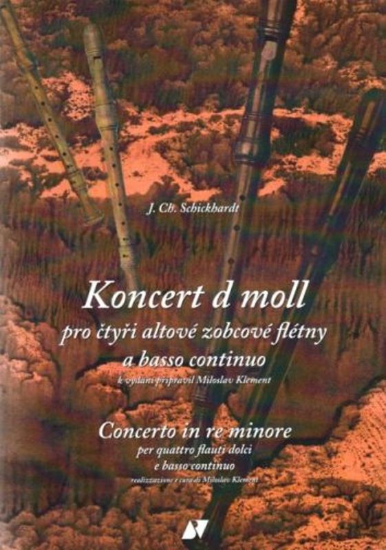 Koncert d moll pro čtyři altové zobcové flétny a basso continuo