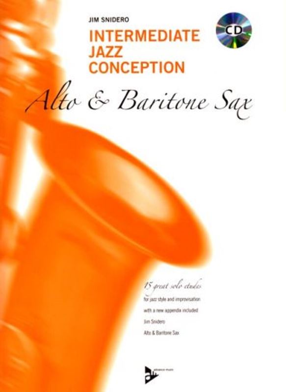 Intermediate Jazz Conception for Alto & Baritone Sax + CD