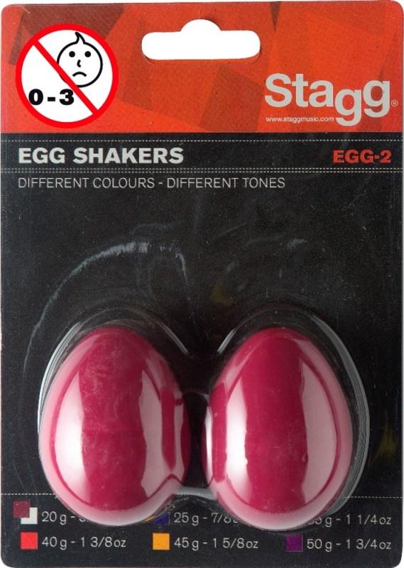 Vajíčka pár (červená) Stagg EGG-2 RD