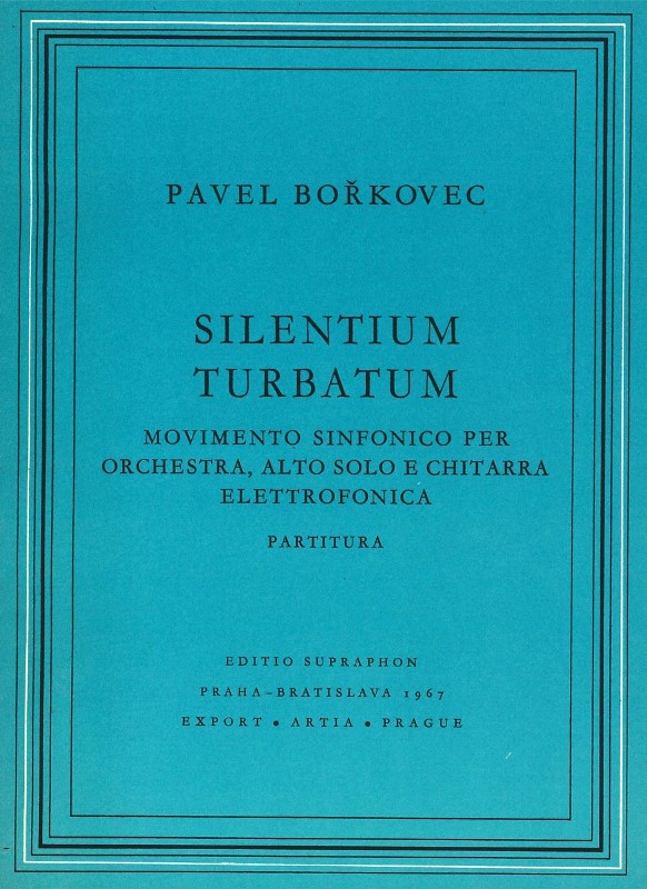 Silentium turbatum (symfonická věta pro alt, el. kytaru a orch.)