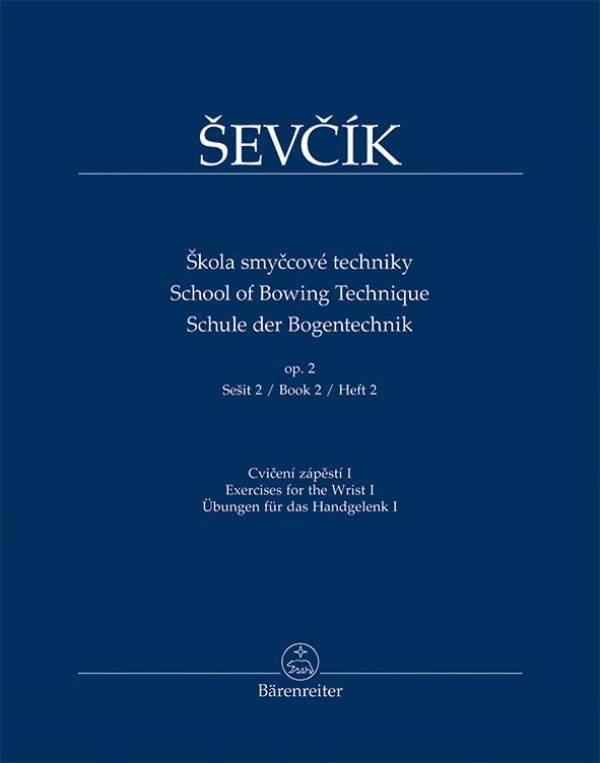 Škola smyčcové techniky op. 2, Sešit 2, Cvičení zápěstí I