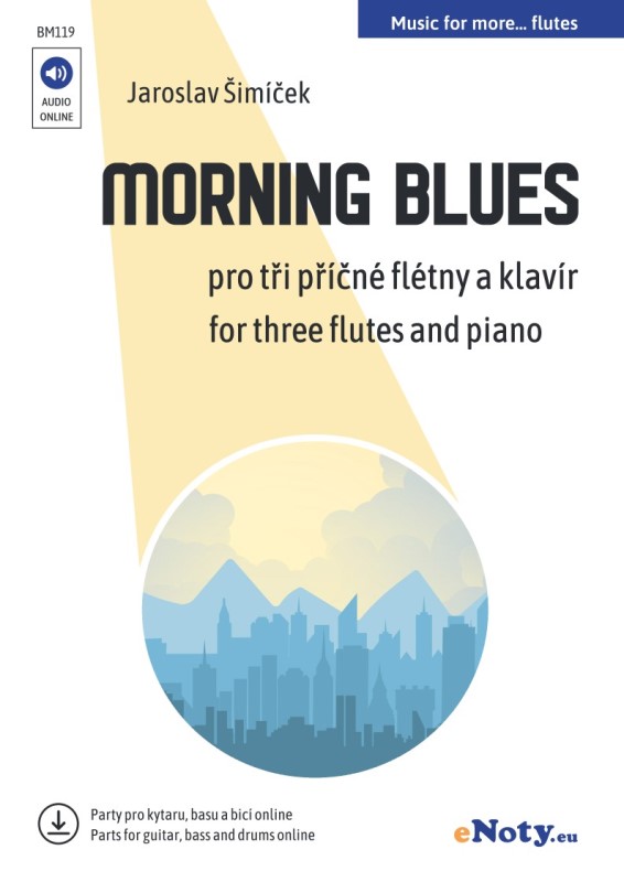 Morning Blues pro tři příčné flétny a klavír + audio online