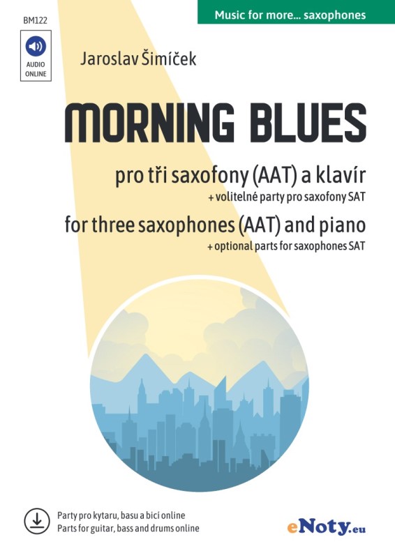 Morning Blues pro tři saxofony a klavír + audio online