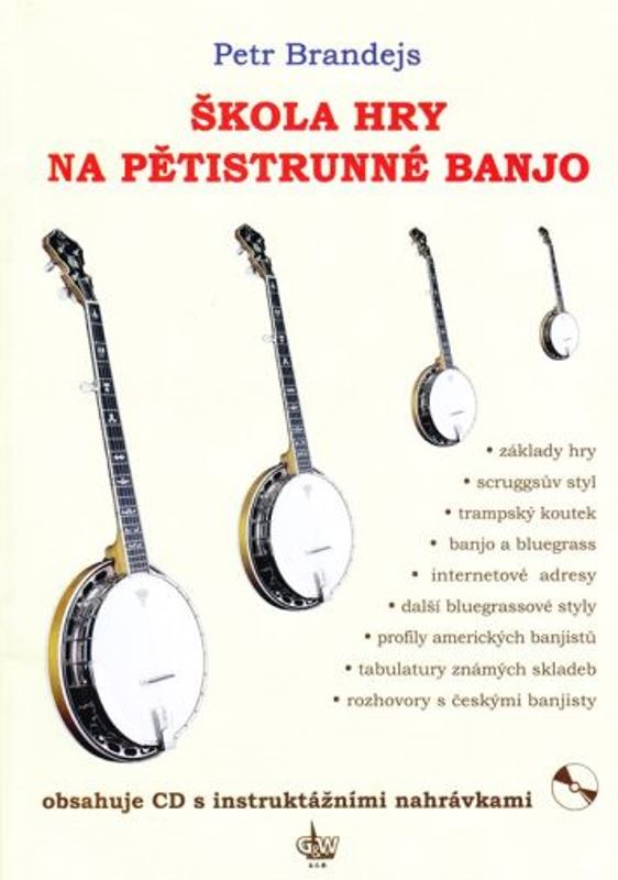 Škola hry na pětistrunné banjo + CD