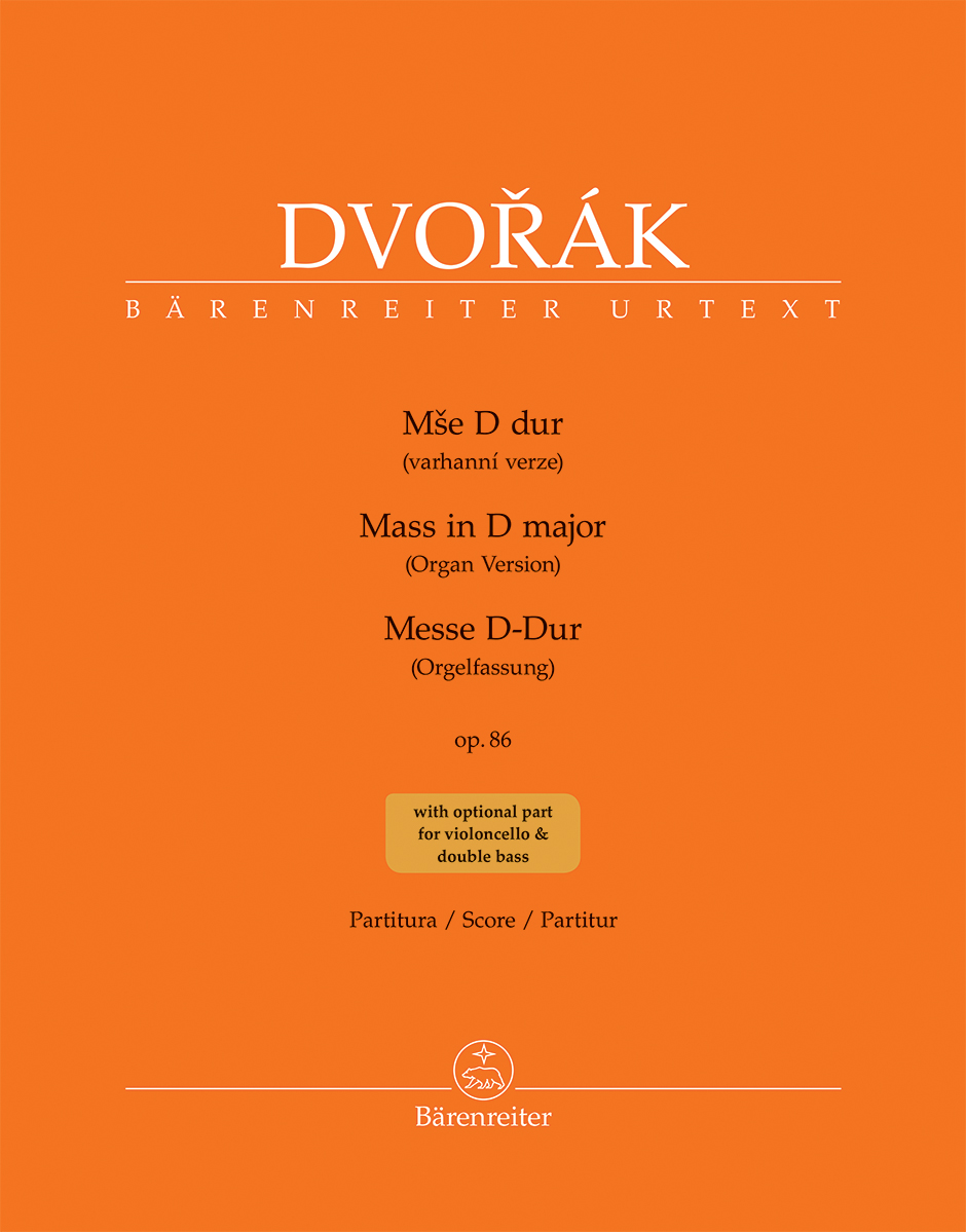 Mše D dur op. 86 - varhanní verze s autentickým hlasem violoncell a kontrabasů ad libitum