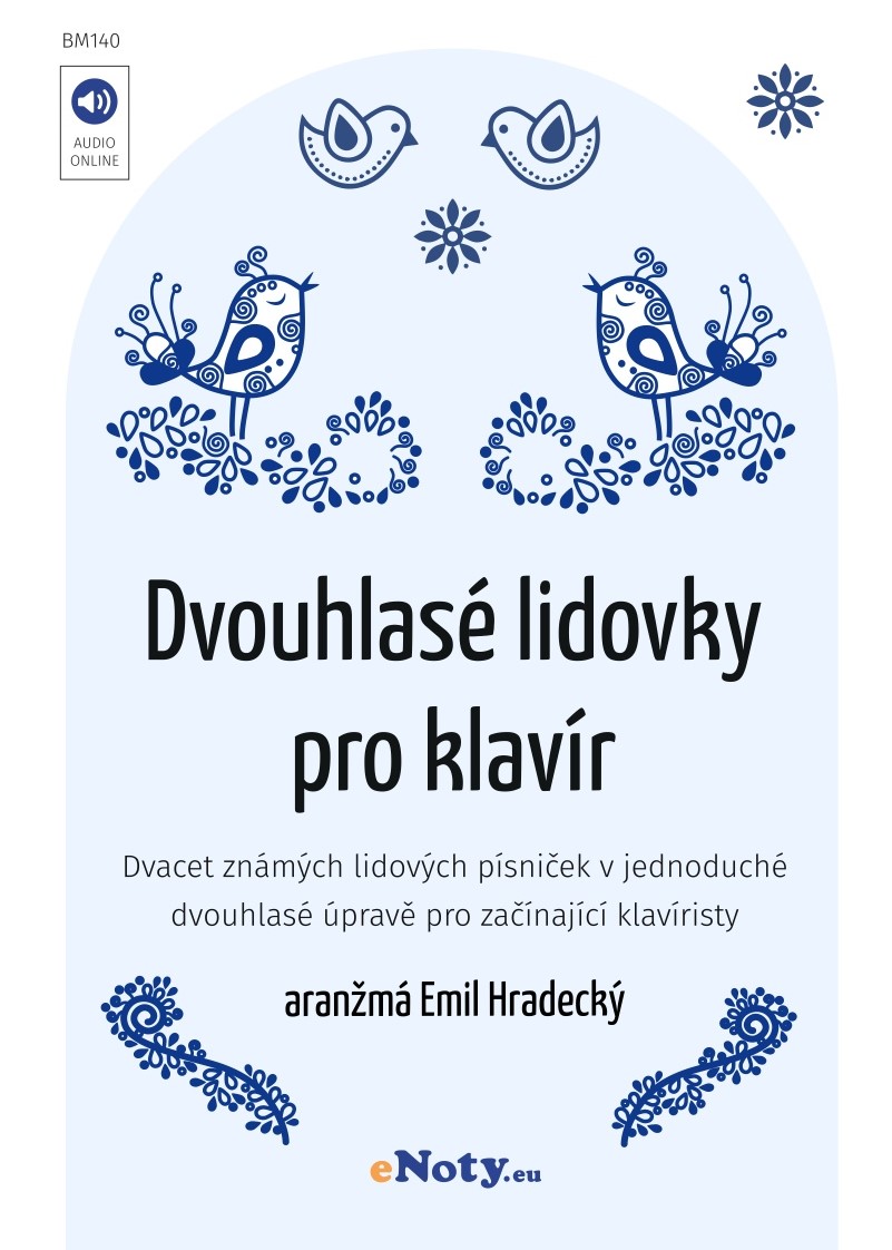 Dvouhlasé lidovky pro klavír 1 + audio online