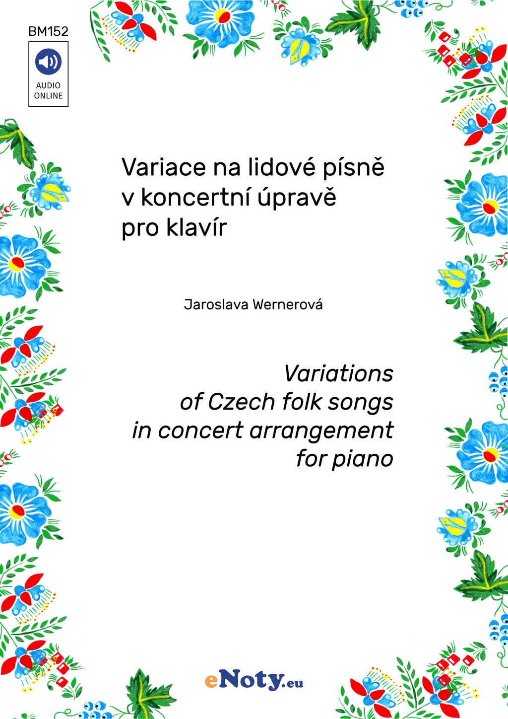 Variace na lidové písně v koncertní úpravě pro klavír + audio online