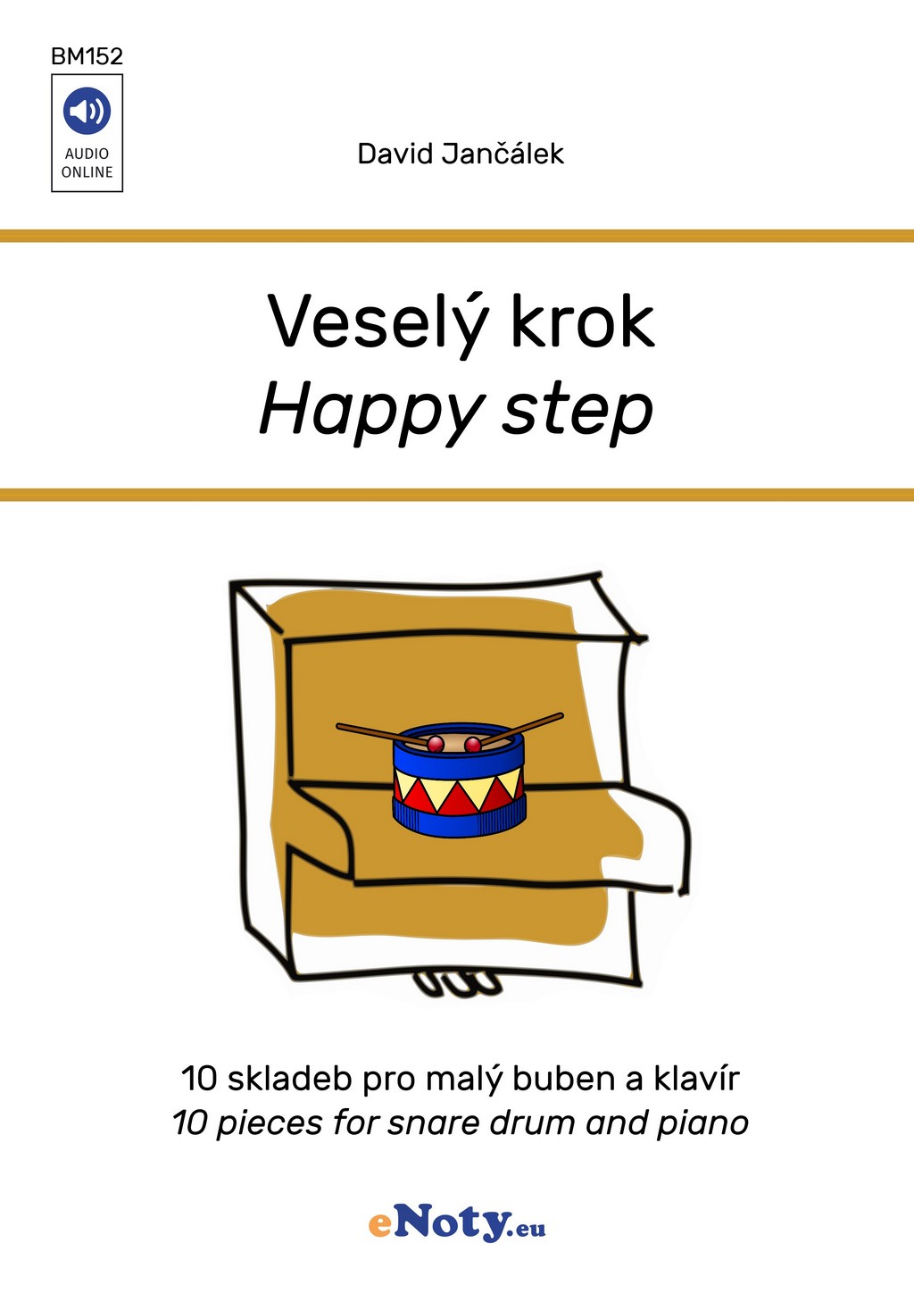 Veselý krok pro malý buben a klavír + audio online