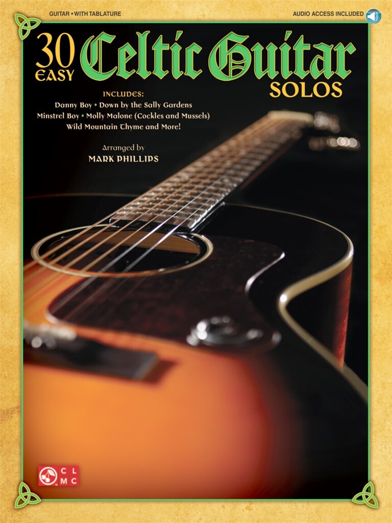 30 Easy Celtic Guitar Solos + Audio
