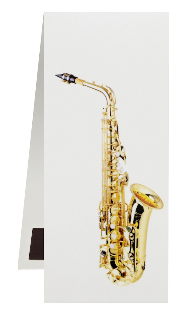 Záložka do knihy magnetická - saxofon