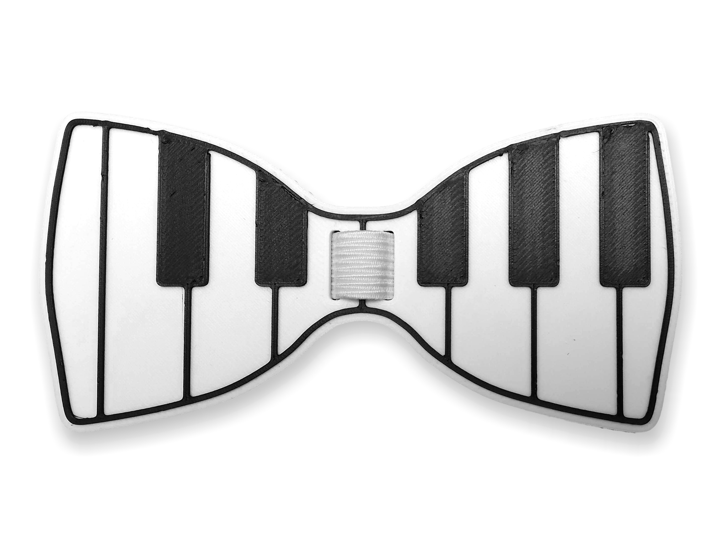 Motýlek (3D tisk) – klaviatura (bílá)