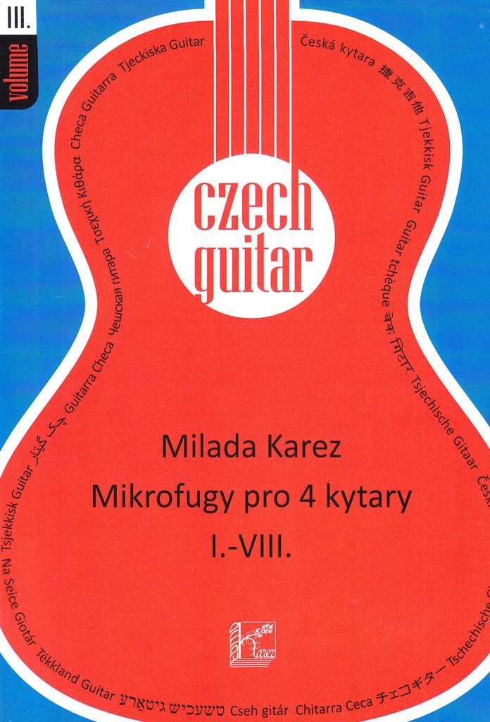 Milada Karez Czech Guitar III. Mikrofugy pro 4 kytary